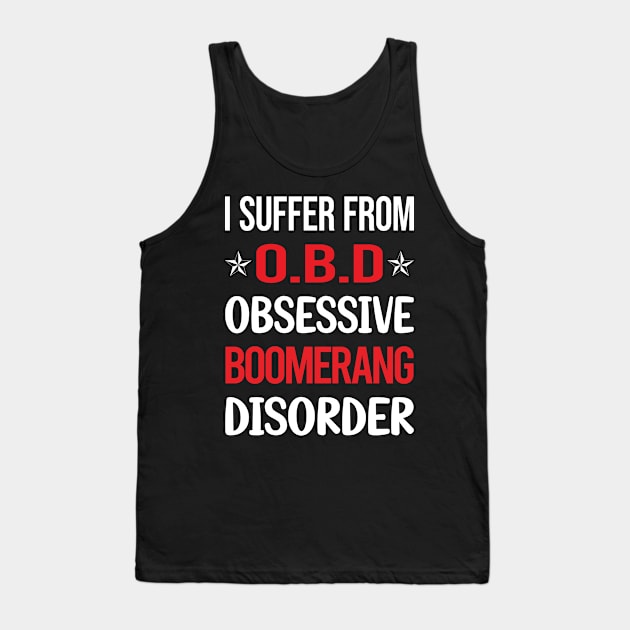 Funny Obsessive 01 Boomerang Tank Top by relativeshrimp